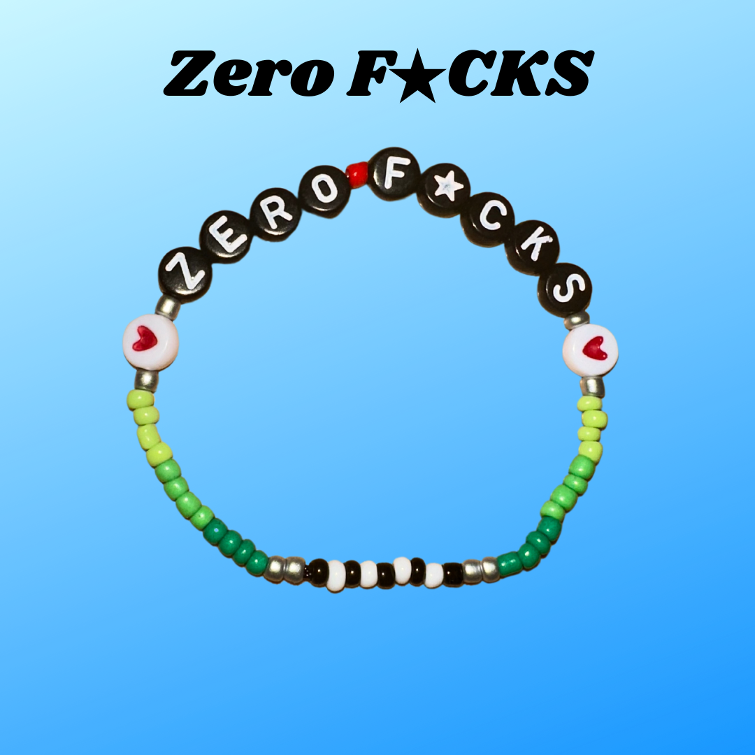 "Zero F*CKS" Bracelet